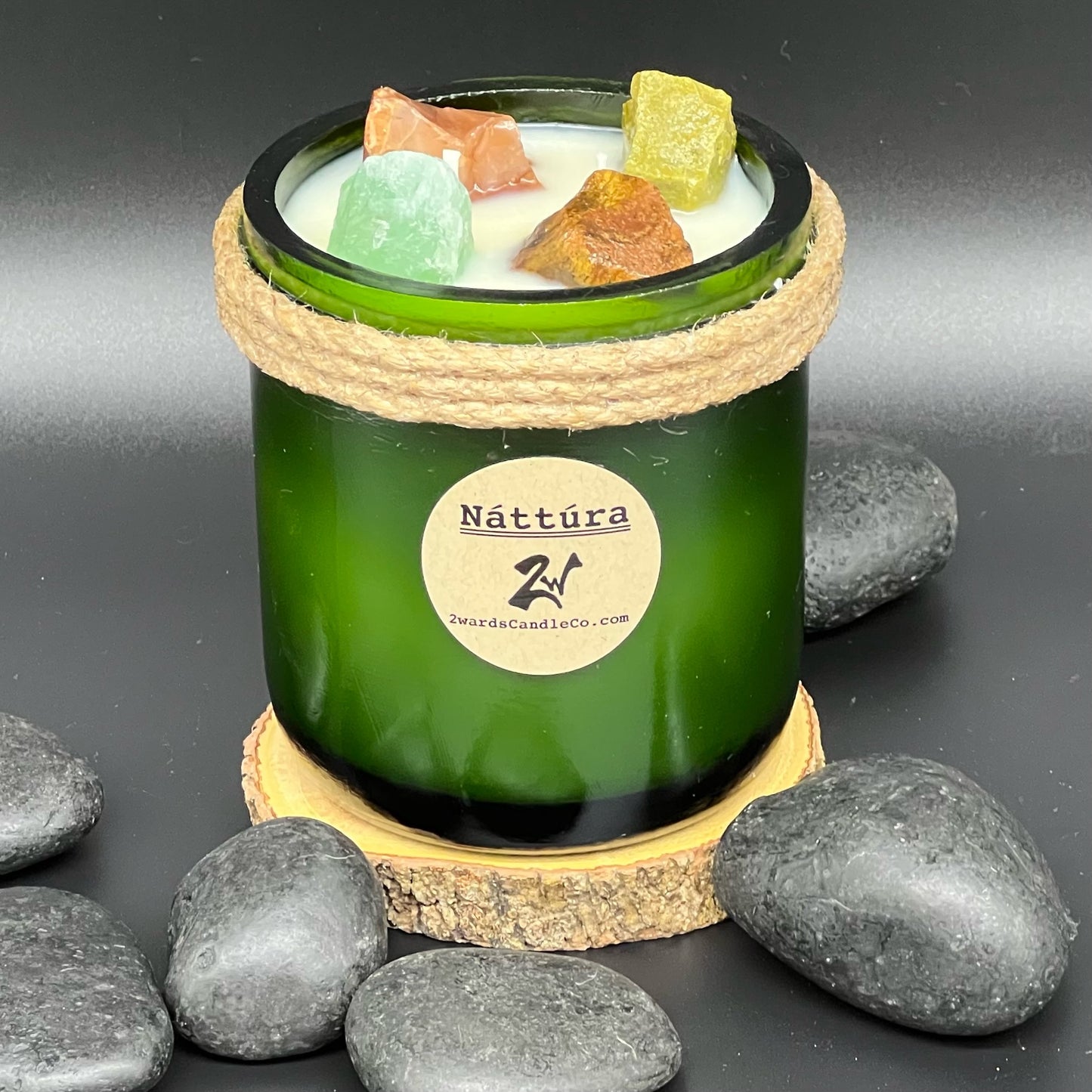 Náttúra Healing Stone Candle