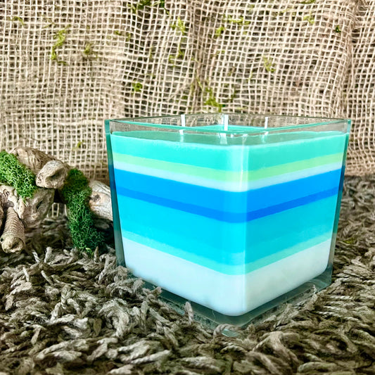 "Spiked Cucumber Water" Layered Candle
